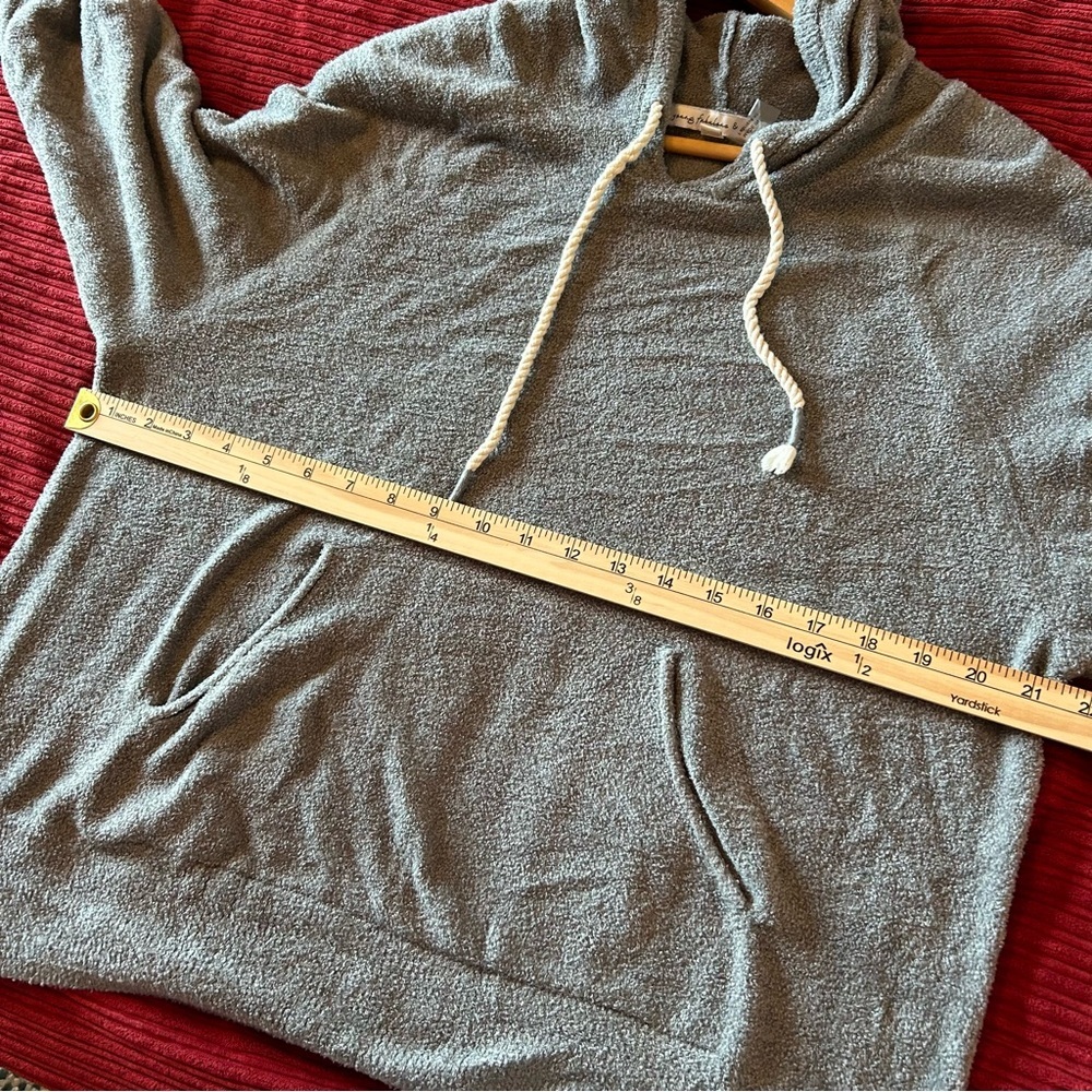 Young Fabulous & Broke Terry Fleece Chenille Hoodie Sweatshirt. Size Large. - Picture 12 of 12